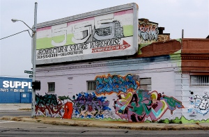 The building once featured various graffiti masterpieces