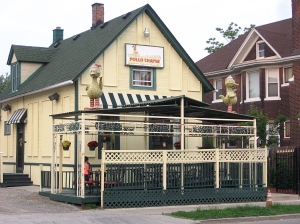 One of many restaurants on Junction Street